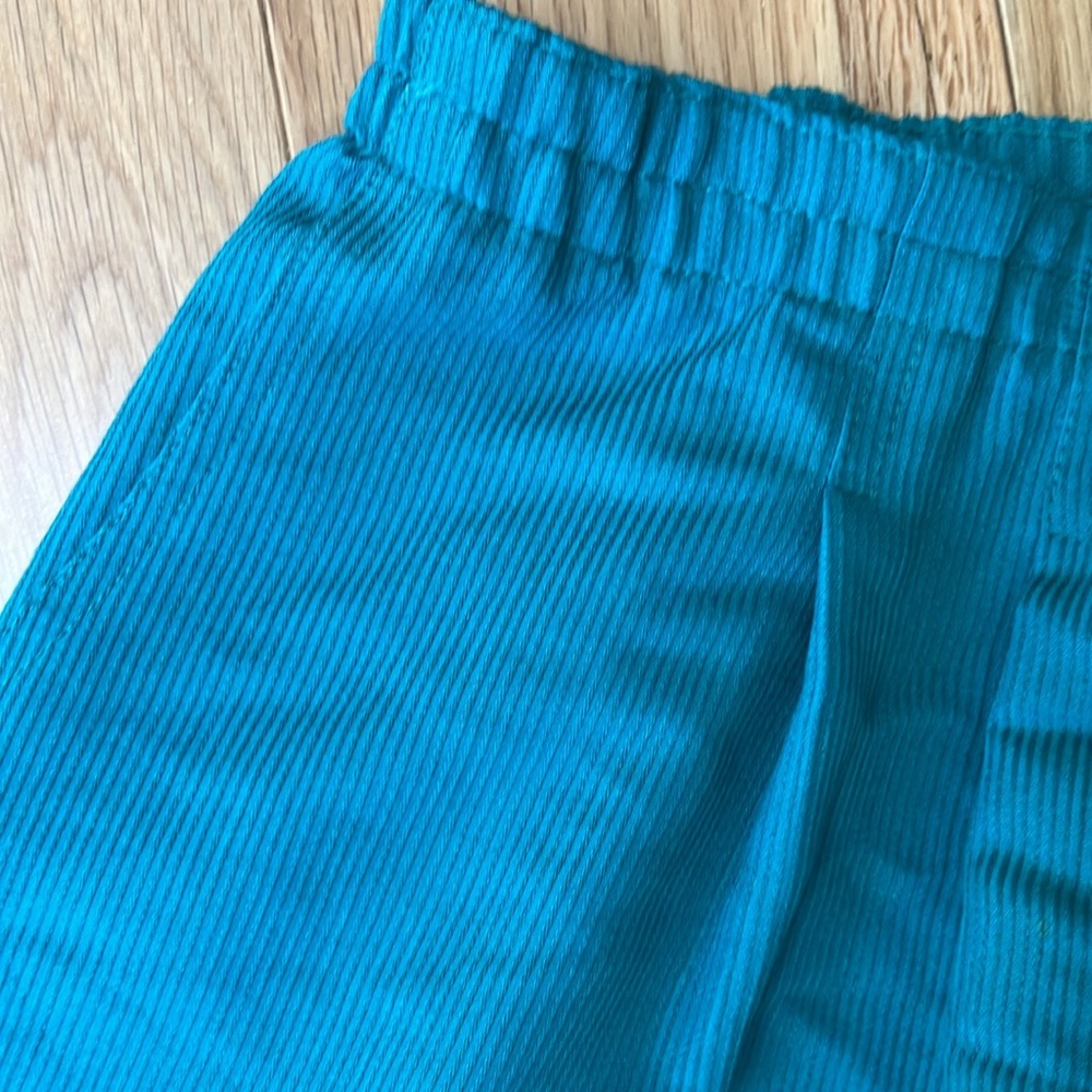 Vintage plus teal button front skirt 24W - Picture 4 of 4